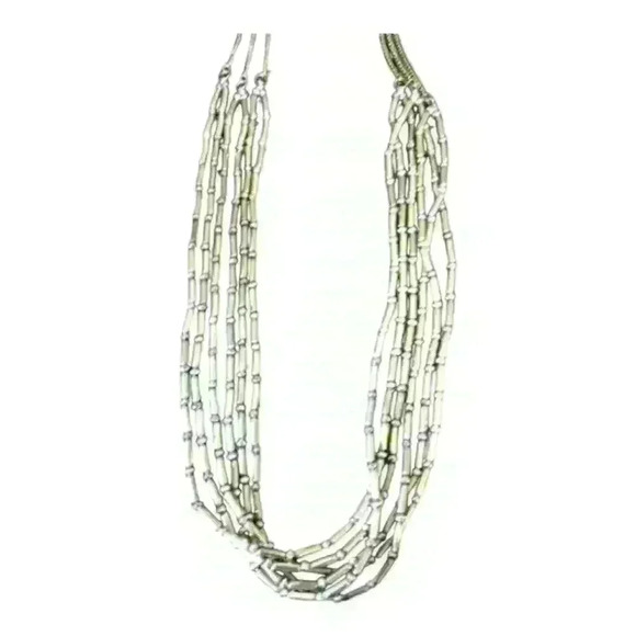 Copper Stone multi-strand necklace - Picture 1 of 4